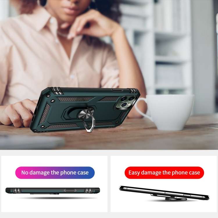 Armor Shockproof TPU + PC Protective Case for iPhone 11, with 360 Degree Rotation Holder, For iPh...