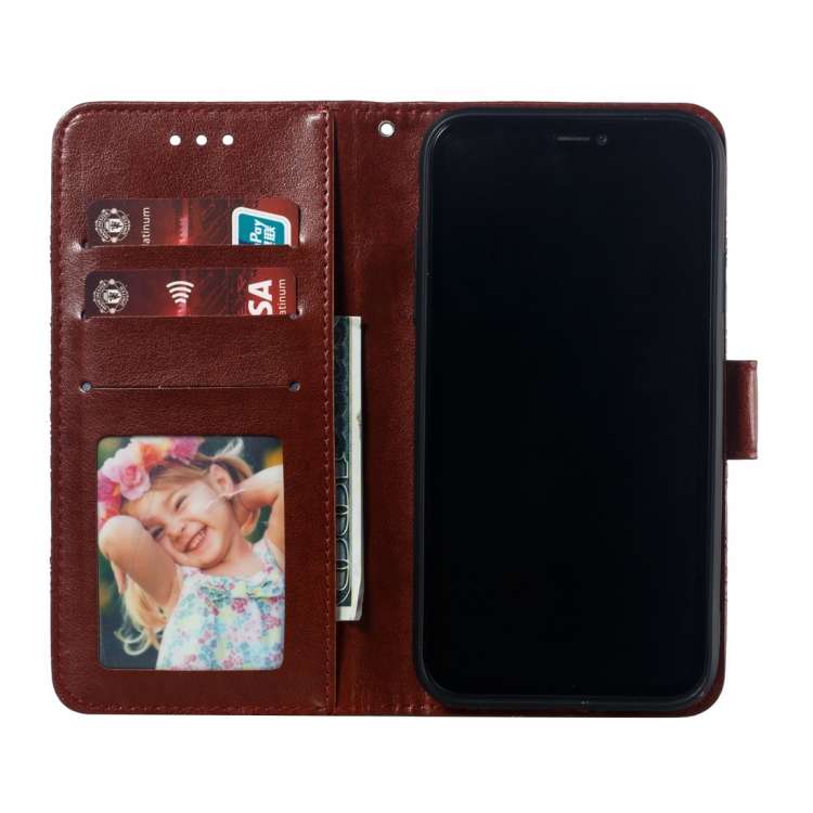 For iPhone XR Mandala Embossing Pattern Horizontal Flip Leather Case with Holder &amp; Card Slots...