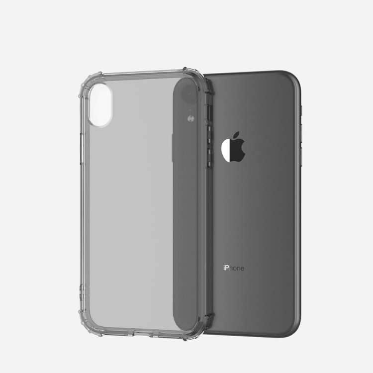 For iPhone XR Shockproof Transparent TPU Soft Case