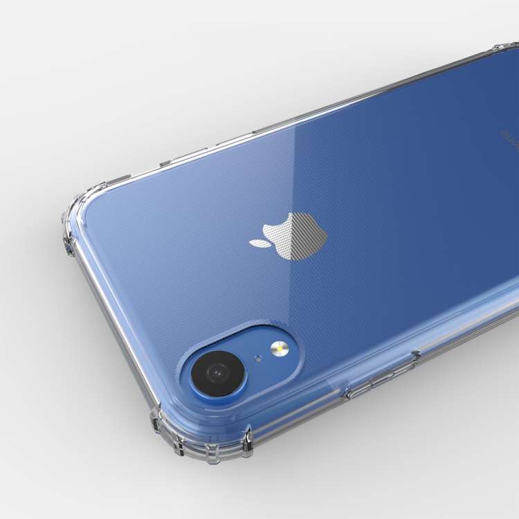 For iPhone XR Shockproof Transparent TPU Soft Case