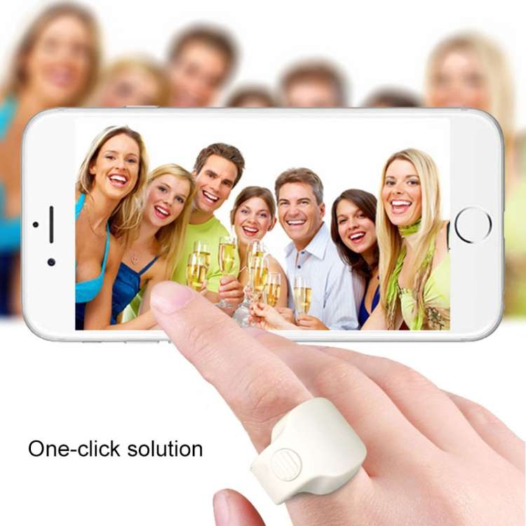 EPSK-010 Bluetooth 5.1 Phone Camera Controller Selfie Remote Control Ring