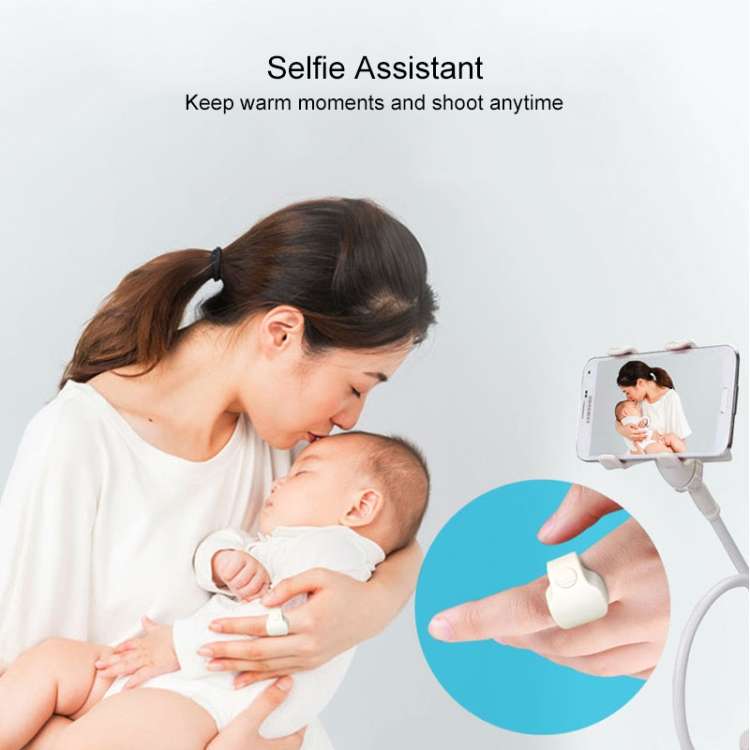 EPSK-010 Bluetooth 5.1 Phone Camera Controller Selfie Remote Control Ring