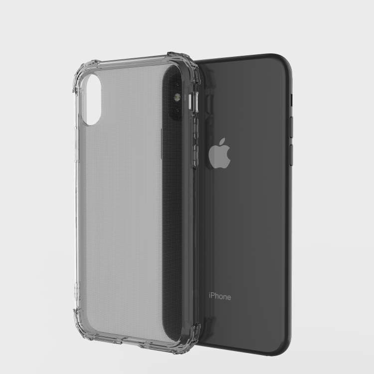 For iPhone X / XS Shockproof Transparent TPU Soft Case