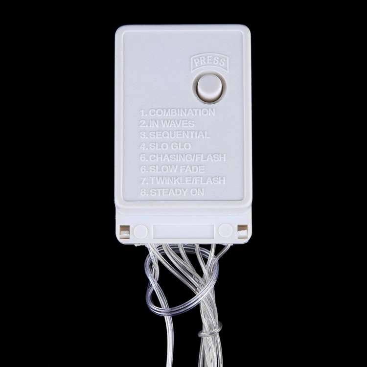 200 LEDs Reticular String Light with End Joint &amp; Multi-function Controller, Warm White EU Plu...