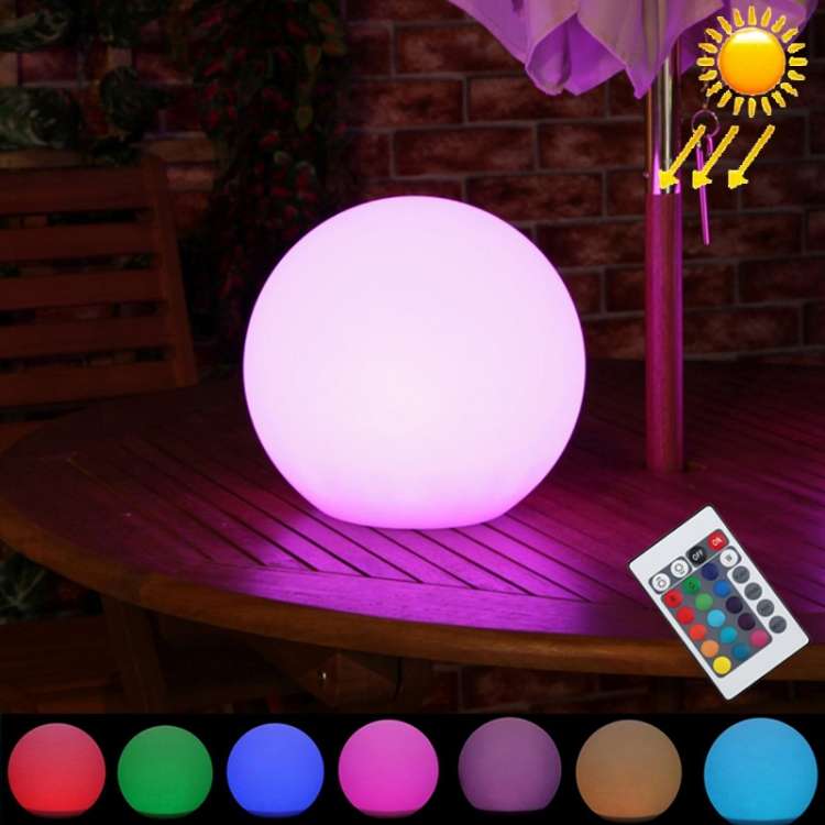 Floating Garden Changing Colorful LED Light  with 0.8W Monocrystalline Silicon Solar Panel &amp; ...