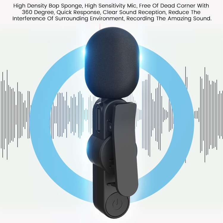 EP033T 8 Pin Interface Lavalier Wireless Radio Microphone