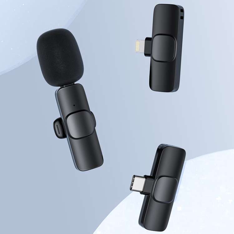 LT07 8 Pin Interface Mini Wireless Lavalier Microphone