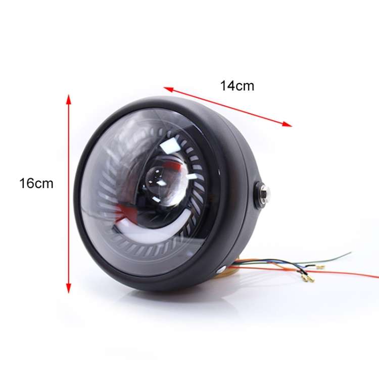 Motorcycle 5.75 inch Headlight Retro Lamp LED Light DC12V / 40W/ 6000K / 2800LM