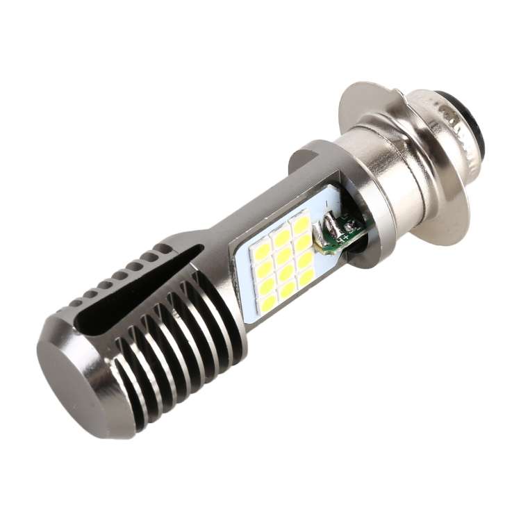 PX15D DC12V / 7.4W Motorcycle LED Headlight with 24LEDs SMD-3030 Lamp Beads, PX15D Style 2 (White...