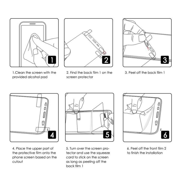 ENKAY Hat-Prince 0.1mm 3D Full Screen Protector Explosion-proof Hydrogel Film for Huawei P30 Pro