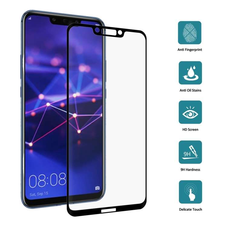 Surface hardness 0.3mm 9H 3D full-screen toughened glass film for huawei Mate 20 Lite