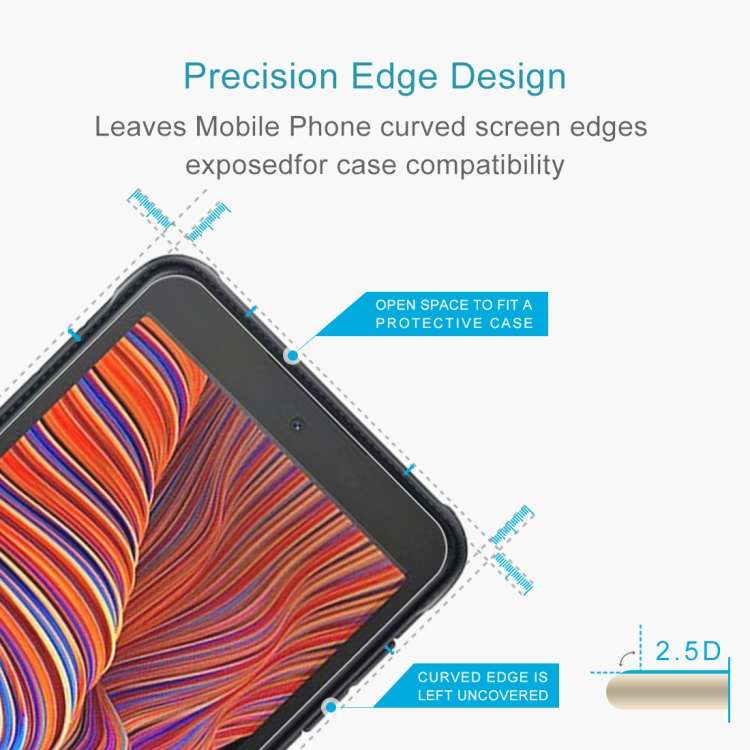 For Samsung Galaxy Xcover 5 10 PCS 0.26mm 9H Surface Hardness 2.5D Explosion-proof Tempered Glass...