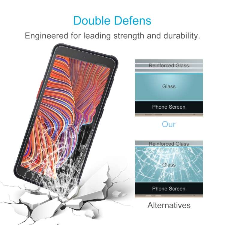 For Samsung Galaxy Xcover 5 10 PCS 0.26mm 9H Surface Hardness 2.5D Explosion-proof Tempered Glass...