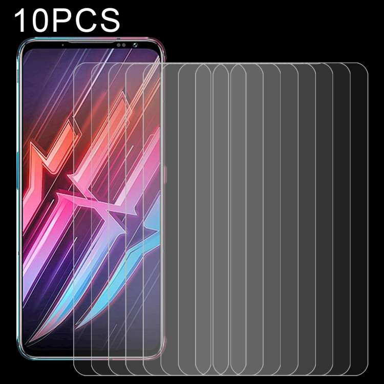 For Nubia Red Magic 6 / 6 Pro 10 PCS 0.26mm 9H Surface Hardness 2.5D Explosion-proof Tempered Gla...
