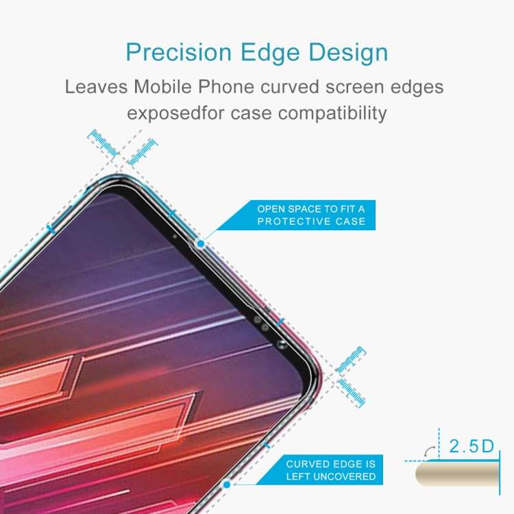 For Nubia Red Magic 6 / 6 Pro 10 PCS 0.26mm 9H Surface Hardness 2.5D Explosion-proof Tempered Gla...