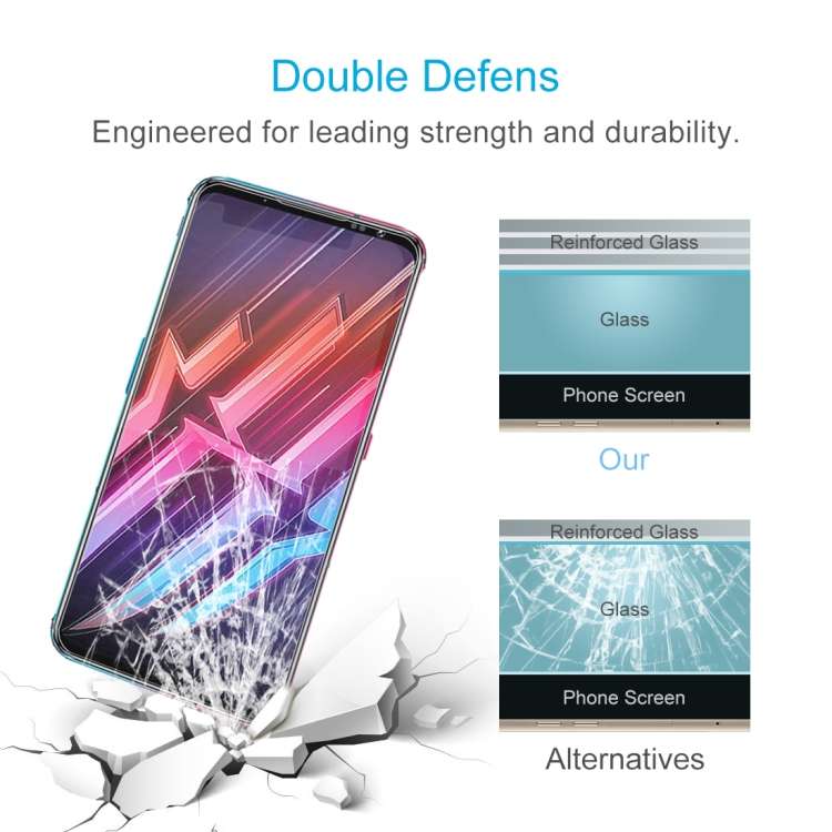 For Nubia Red Magic 6 / 6 Pro 10 PCS 0.26mm 9H Surface Hardness 2.5D Explosion-proof Tempered Gla...