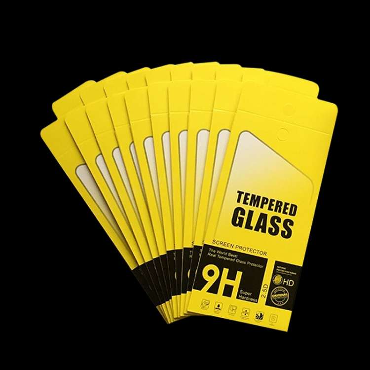 100pcs Tempered Glass Film Screen Protector Package Packing Paper Box, Product List: 10pcs Large ...