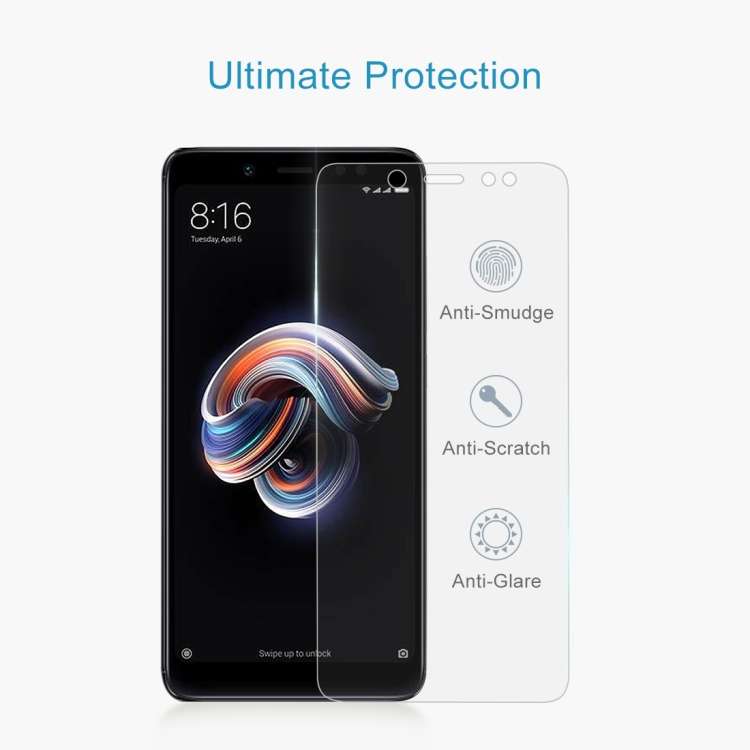 0.26mm 9H Surface Hardness 2.5D Curved Edge Tempered Glass Film for Xiaomi Redmi Note 5 Pro