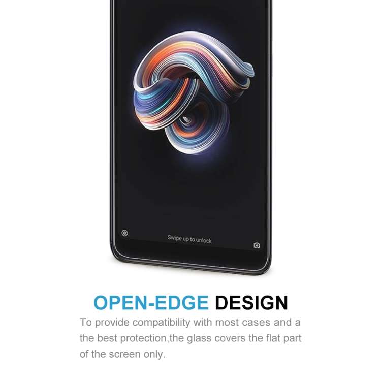 0.26mm 9H Surface Hardness 2.5D Curved Edge Tempered Glass Film for Xiaomi Redmi Note 5 Pro