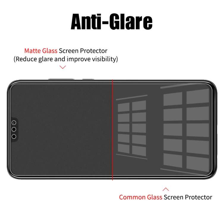 Non-Full Matte Frosted Tempered Glass Film for Xiaomi Redmi Note 5 / Note 5 Pro