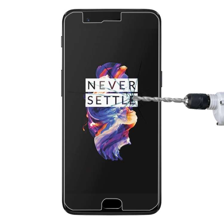 For OnePlus 5 0.3mm 9H Surface Hardness 2.5D Explosion-proof Non-full Screen Tempered Glass Scree...