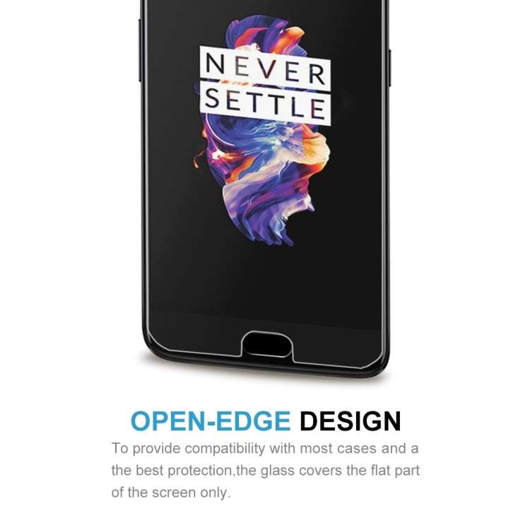 For OnePlus 5 0.3mm 9H Surface Hardness 2.5D Explosion-proof Non-full Screen Tempered Glass Scree...