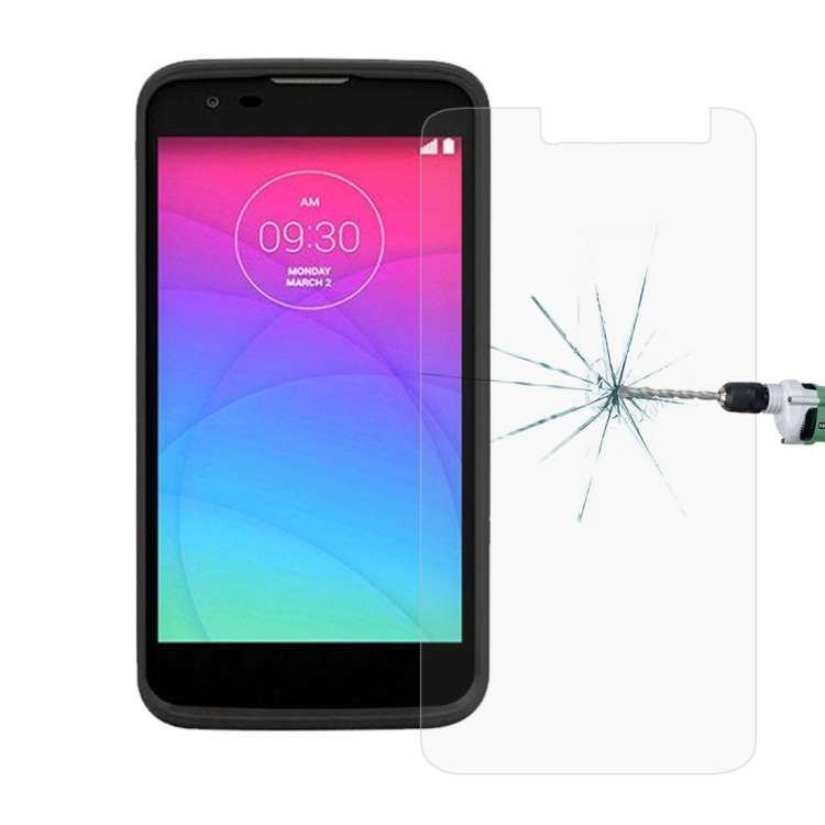 For LG K8 (2017) 0.26mm 9H Surface Hardness Explosion-proof Non-full Screen Tempered Glass Screen...