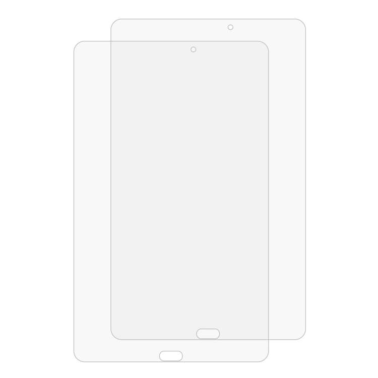 For Samsung Galaxy Tab E 9.6 2 PCS 9H HD Explosion-proof Tempered Glass Film