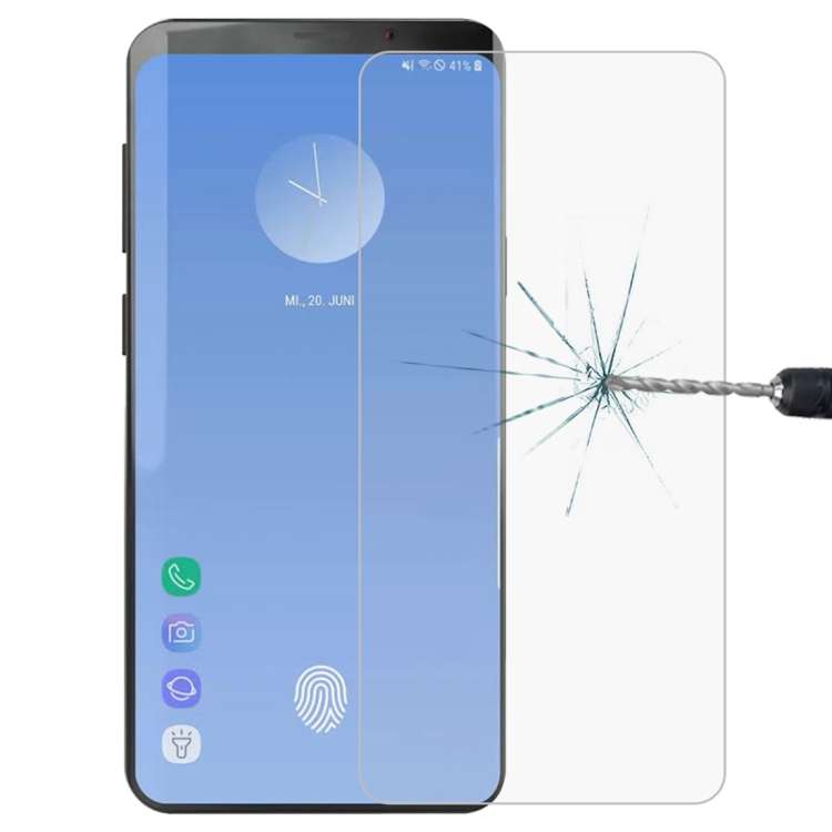0.26mm 9H 2.5D Explosion-proof Tempered Glass Film for Galaxy S10+,Screen Fingerprint Unlocking i...