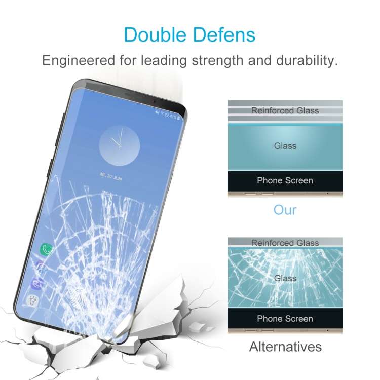 0.26mm 9H 2.5D Explosion-proof Tempered Glass Film for Galaxy S10+,Screen Fingerprint Unlocking i...