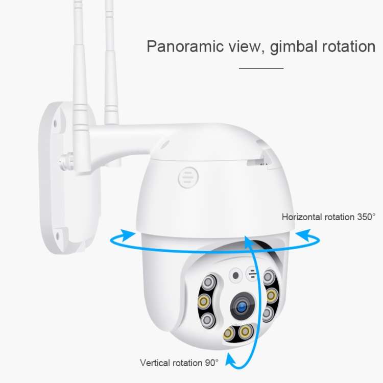 QX21 1080P HD WiFi IP Camera, Support Night Vision &amp; Motion Detection &amp; Two Way Audio &am...