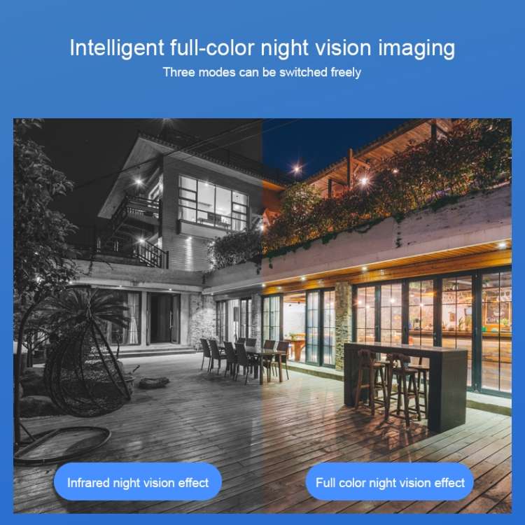 QX21 1080P HD WiFi IP Camera, Support Night Vision &amp; Motion Detection &amp; Two Way Audio &am...