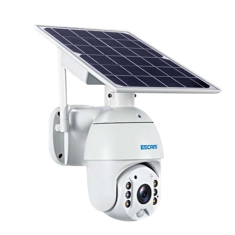ESCAM QF480 US Version HD 1080P IP66 Waterproof 4G Solar Panel PT IP Camera without Battery, Supp...