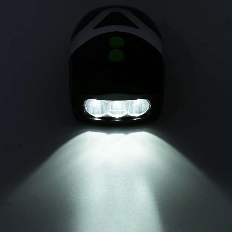 Mountain Bike Headlight Horn LED Flashlight Bicycle Electric Horn, with Light