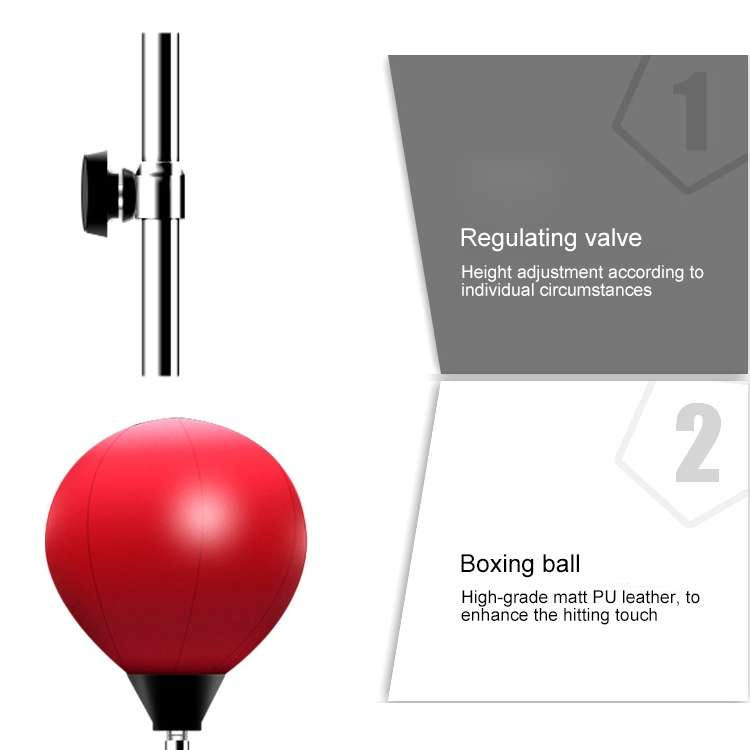 Adult Suction Cup Version Height Adjustable Vertical PU Leather Vent Ball Boxing Speed Ball Famil...