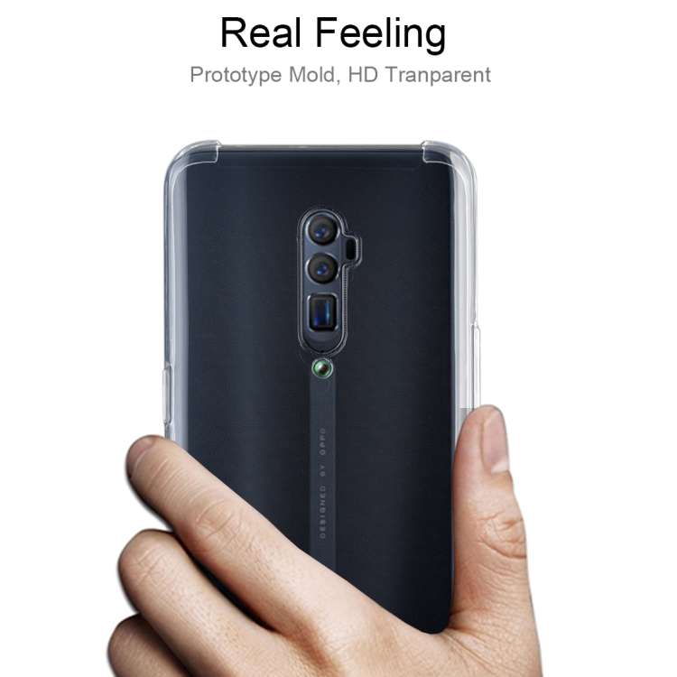 0.75mm Ultrathin Transparent TPU Soft Protective Case for OPPO Reno 10x Zoom