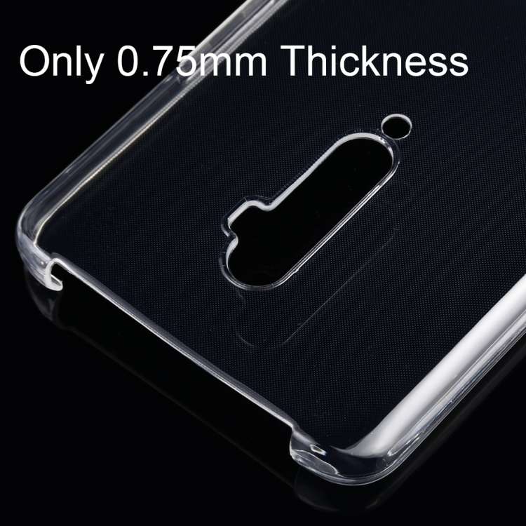 0.75mm Ultrathin Transparent TPU Soft Protective Case for OPPO Reno 10x Zoom