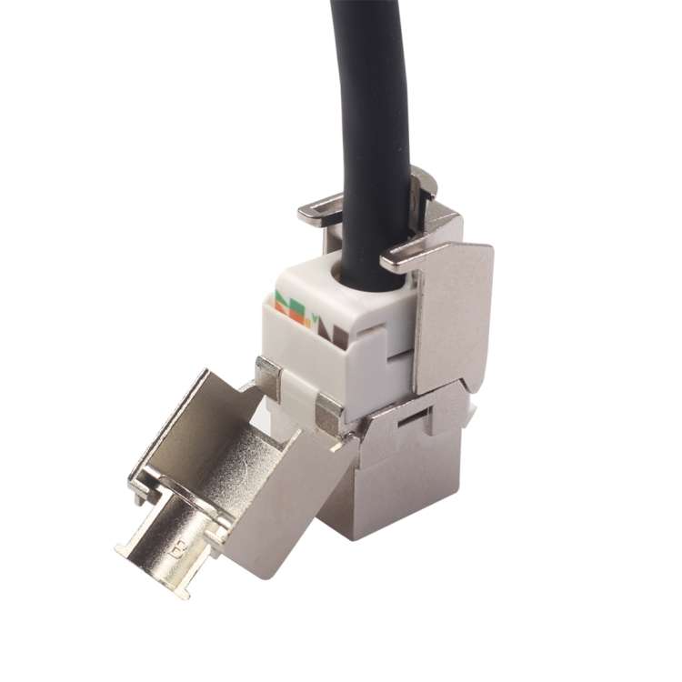 CAT6 Module Class 6 Zinc Alloy Shield Mother Block 1208XHC6