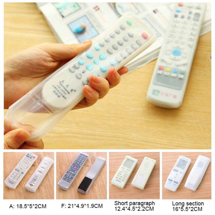 5 PCS Remote Control Silicone Protective Cover, Size: 18.5*5*2cm