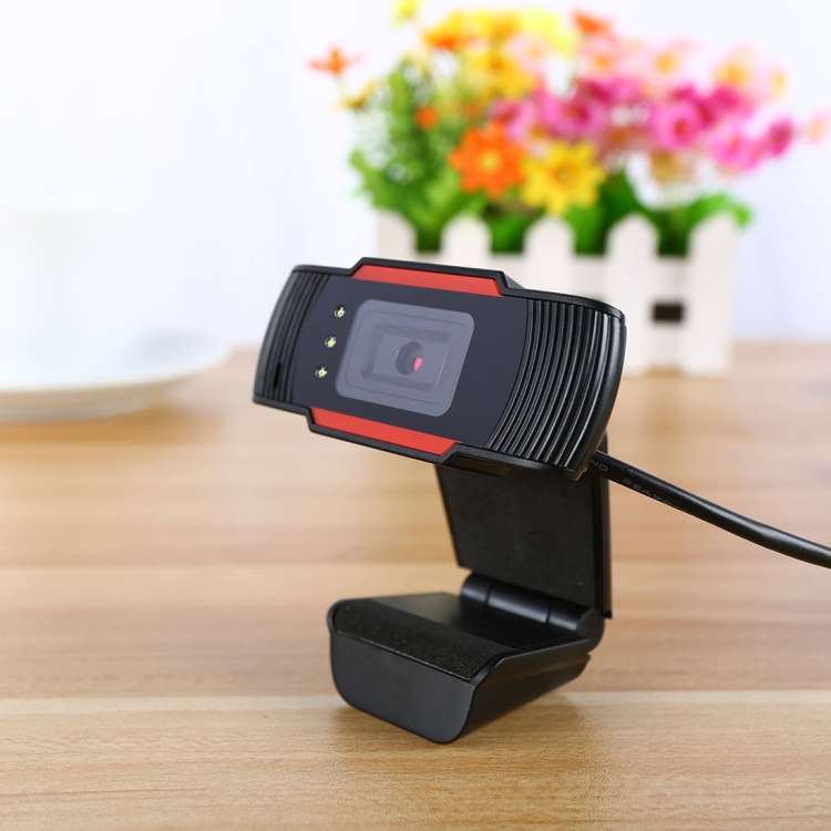 A870C3 480P Webcam USB Plug Computer Web Camera with Sound Absorption Microphone &amp; 3 LEDs, Ca...