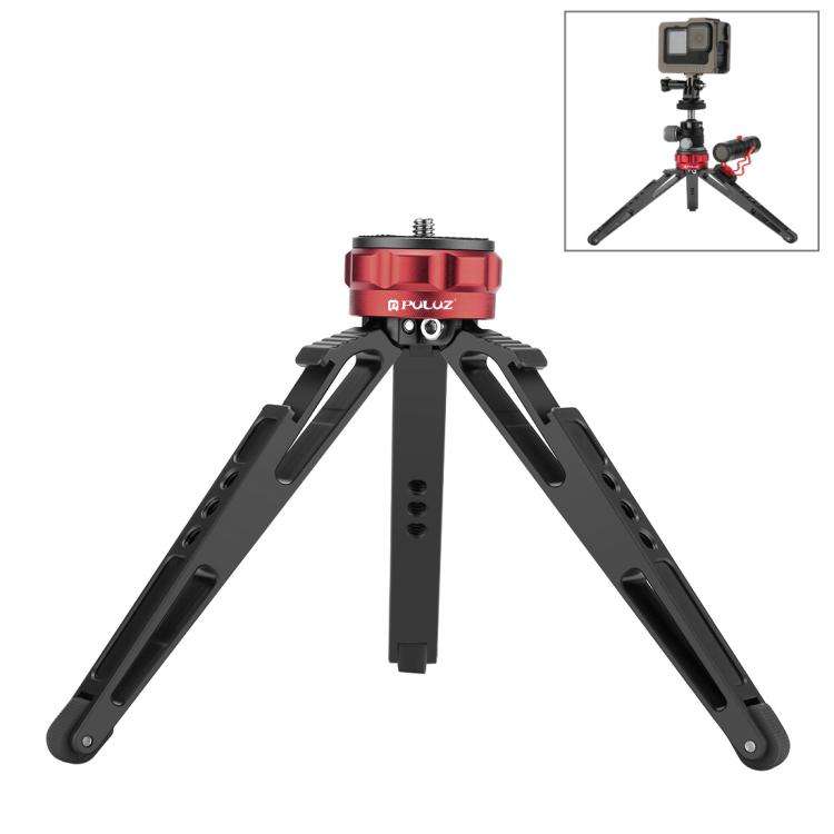 PULUZ Desktop Vlogging Live Tripod Holder with Cold Shoe Bases for DSLR &amp; Digital Cameras, Ad...