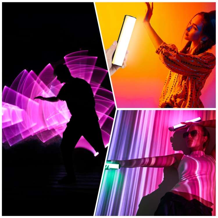 PULUZ 17cm Photo Handheld RGB Stick Light Magnetic LED Fill Light