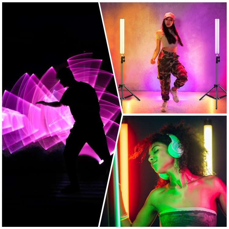 PULUZ 30cm Photo Handheld RGB Stick Light Magnetic LED Fill Light