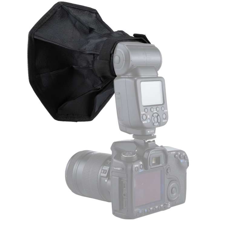 PULUZ 20cm Octangle Style Foldable Soft Flash Light Diffuser Softbox
