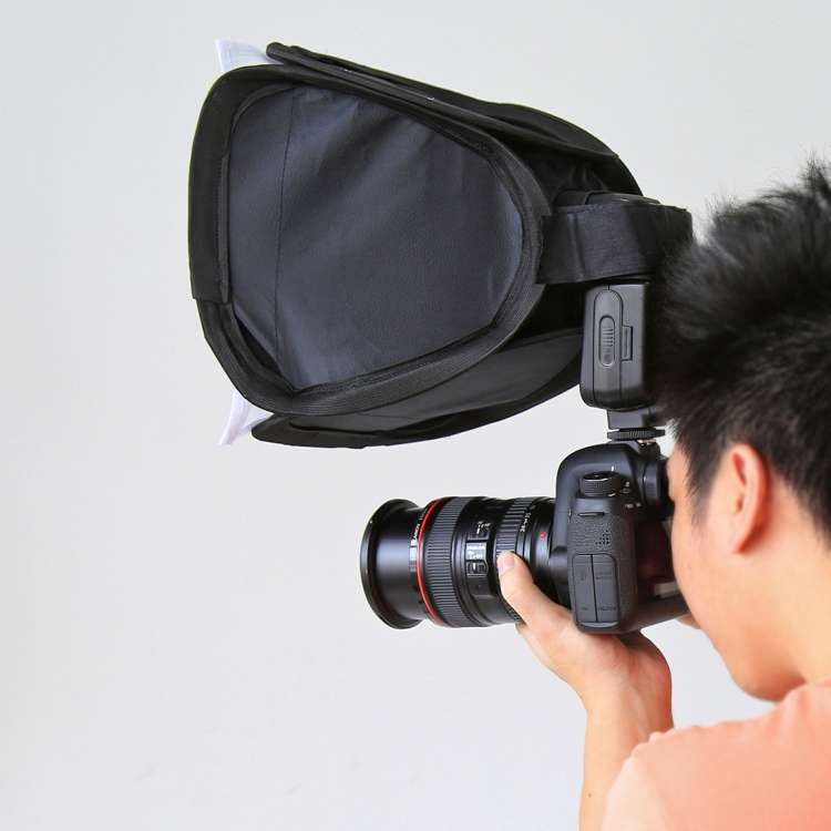PULUZ Foldable Soft Flash Light Diffuser Softbox Cover, Size: 23cm x 23cm