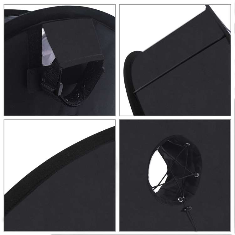 PULUZ 45cm Round Style Macro and Portrait Softbox SpeedLite Flash Light Foldable Diffuser