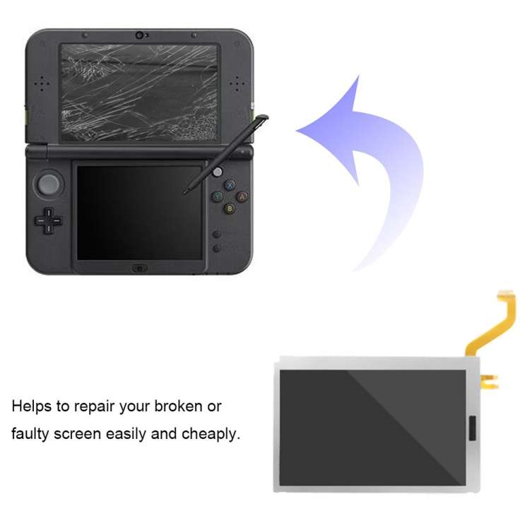 Original Top LCD Screen for Nintendo 3DS LL / XL