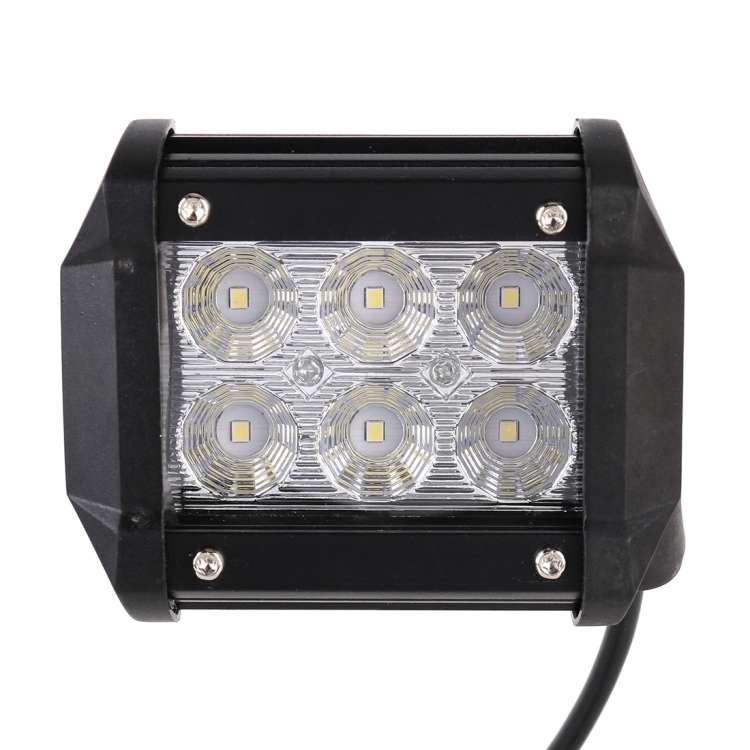 18W  6 LED White Light Floodlight Engineering Lamp / Waterproof IP67 SUVs Light, DC 10-30V, 6 LED...