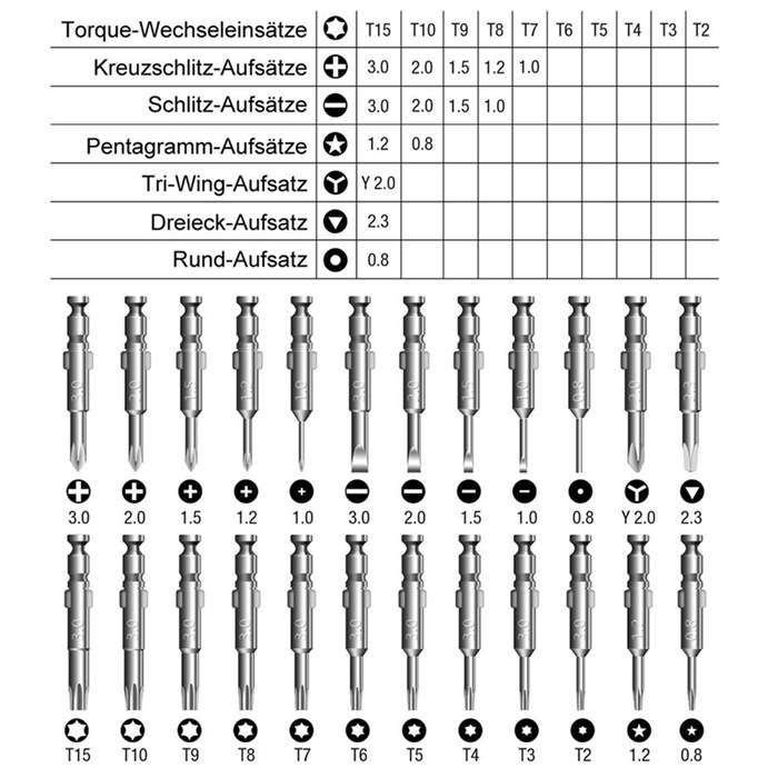 25 in 1 SHE-K Packaging Precision Electronics Screwdriver Set