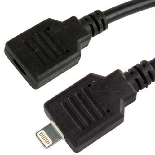 8 Pin Male to Female 22 Core Extension Cable, Cable Length: 1m